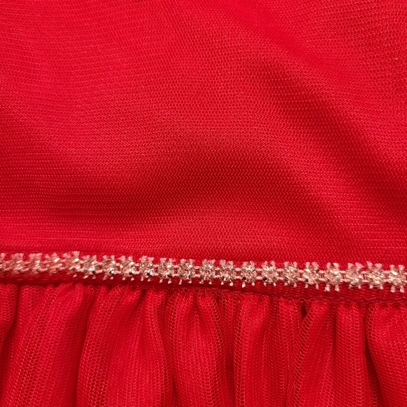 NWT Blueberi Boulevard size 18M red dress/white leggings 2 piece - Picture 11 of 13